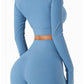 Long Sleeve Yoga With Chest Pads Quick Dry Fitness Clothes Gym Tight Sports Yoga Crop Top The Clothing Company Sydney