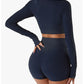 Long Sleeve Yoga With Chest Pads Quick Dry Fitness Clothes Gym Tight Sports Yoga Crop Top The Clothing Company Sydney