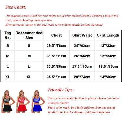 2 Piece Cosplay Uniform Lingerie Cheerleader Halloween Costume Set The Clothing Company Sydney