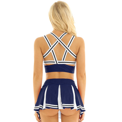 2 Piece Cosplay Uniform Lingerie Cheerleader Halloween Costume Set The Clothing Company Sydney