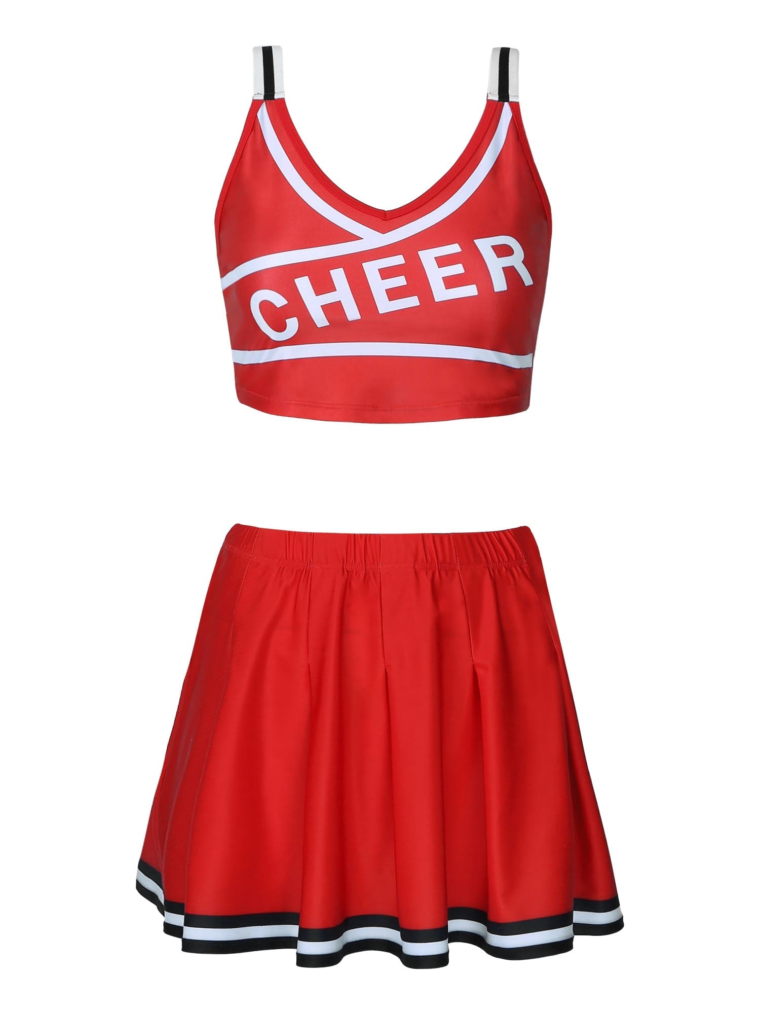 2 Piece Cosplay Uniform Lingerie Cheerleader Halloween Costume Set The Clothing Company Sydney