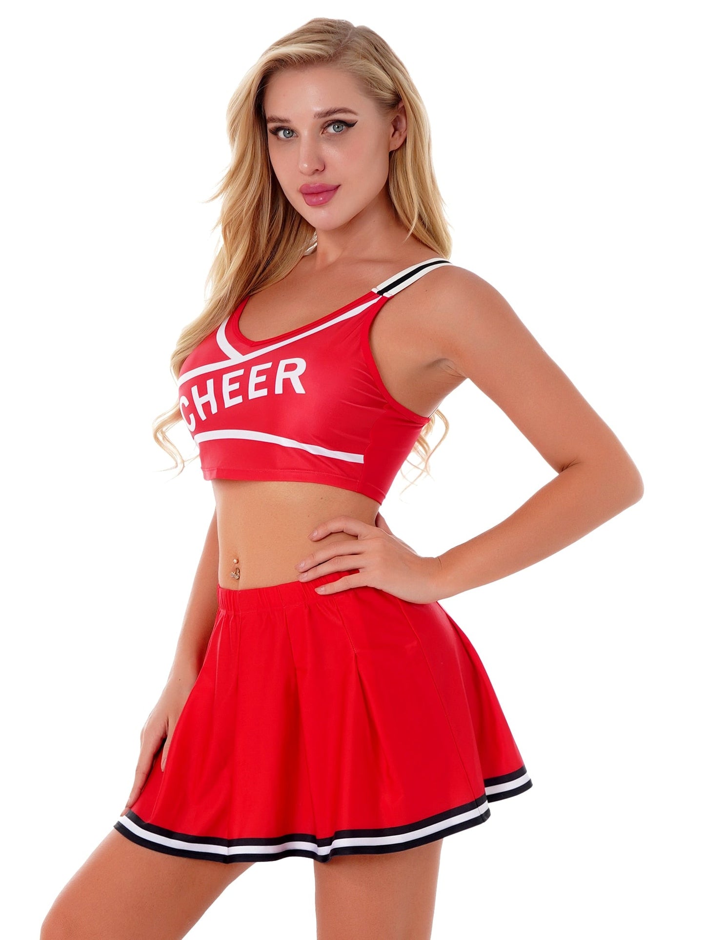 2 Piece Cosplay Uniform Lingerie Cheerleader Halloween Costume Set The Clothing Company Sydney