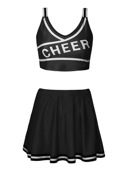 2 Piece Cosplay Uniform Lingerie Cheerleader Halloween Costume Set The Clothing Company Sydney