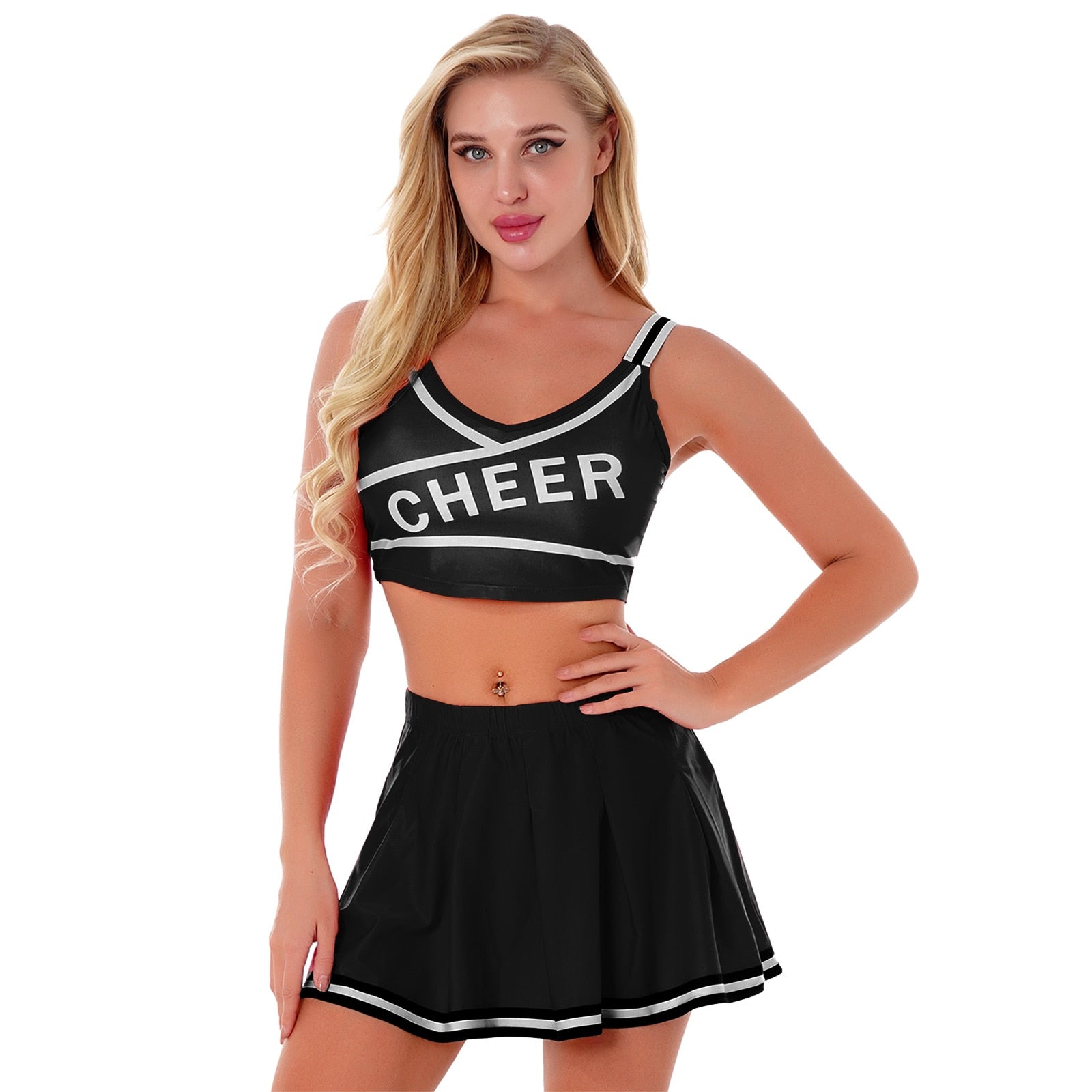 2 Piece Cosplay Uniform Lingerie Cheerleader Halloween Costume Set The Clothing Company Sydney