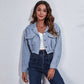 Autumn Spring Short Jacket Loose Turn Down Collar Long Sleeve Corduroy Coat  Outerwear The Clothing Company Sydney