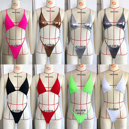 High Cut Out G String Swimwear One Piece Swimsuit Micro Thong Monokini Backless Bathing Suit Swim Wear The Clothing Company Sydney