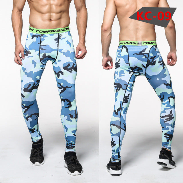 Mens Compression Pants Tights Casual  Bodybuilding  Camouflage Skinny Leggings The Clothing Company Sydney