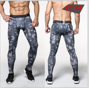 Mens Compression Pants Tights Casual  Bodybuilding  Camouflage Skinny Leggings The Clothing Company Sydney
