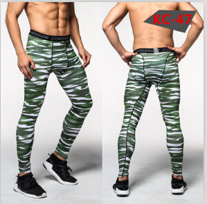Mens Compression Pants Tights Casual  Bodybuilding  Camouflage Skinny Leggings The Clothing Company Sydney
