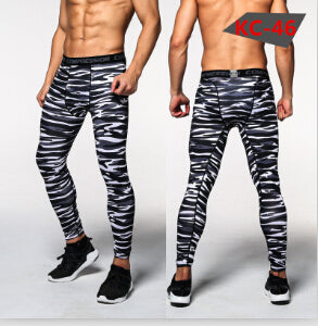Mens Compression Pants Tights Casual  Bodybuilding  Camouflage Skinny Leggings The Clothing Company Sydney