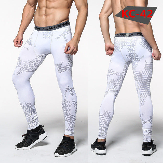 Mens Compression Pants Tights Casual  Bodybuilding  Camouflage Skinny Leggings The Clothing Company Sydney