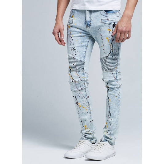 Biker Skinny Stretch Casual Jeans The Clothing Company Sydney
