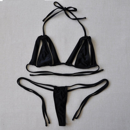 2 Piece Micro Bikini G String mini Bikini Thong Swimsuit Beachwear Multi Color Bathing Suits The Clothing Company Sydney