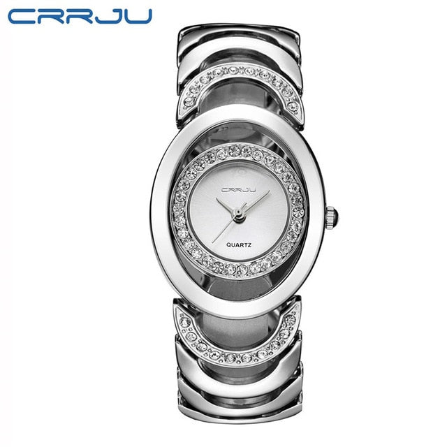 Ladies' Luxury Brand bracelet  Stainless Steel Rhinestone Quartz Watch The Clothing Company Sydney