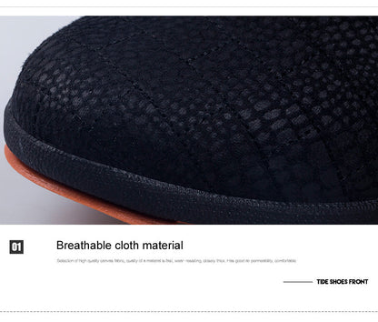 Breathable Mens Casual Low Lace-up Canvas Flat Shoes The Clothing Company Sydney