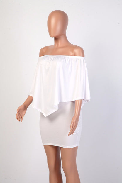 Army green Slash Neck Mini Off Shoulder Sexy Beach Casual Dress The Clothing Company Sydney