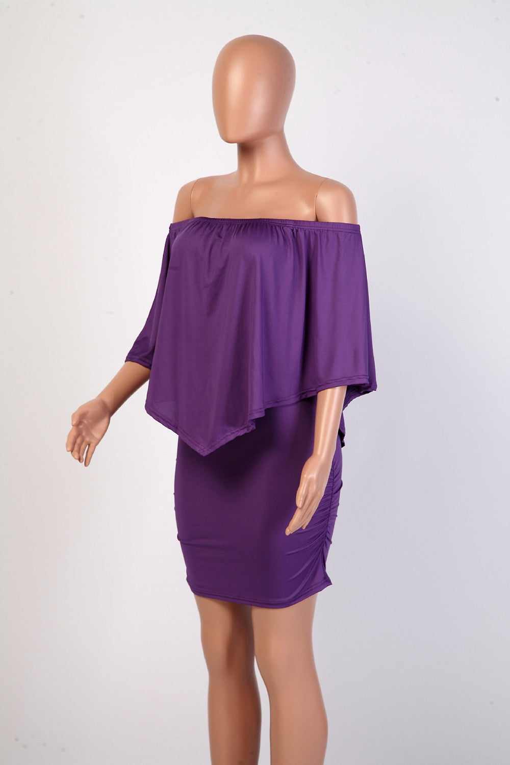 Army green Slash Neck Mini Off Shoulder Sexy Beach Casual Dress The Clothing Company Sydney