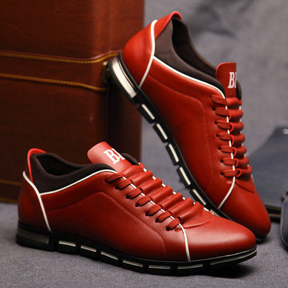 Casual Lace Up Leather Flat Loafer Shoes for Men The Clothing Company Sydney