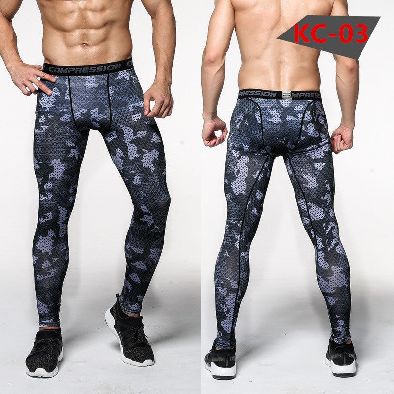 Mens Compression Pants Tights Casual  Bodybuilding  Camouflage Skinny Leggings The Clothing Company Sydney