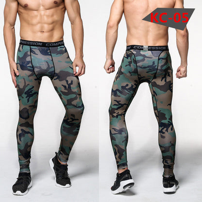 Mens Compression Pants Tights Casual  Bodybuilding  Camouflage Skinny Leggings The Clothing Company Sydney