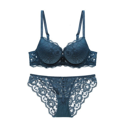 Two Piece Lace Floral Bra Underwear Set The Clothing Company Sydney