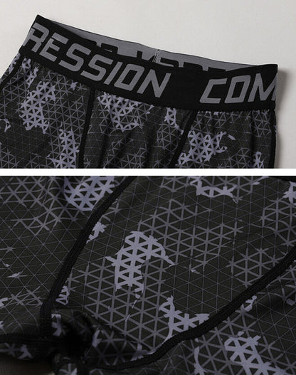 Mens Compression Pants Tights Casual  Bodybuilding  Camouflage Skinny Leggings The Clothing Company Sydney