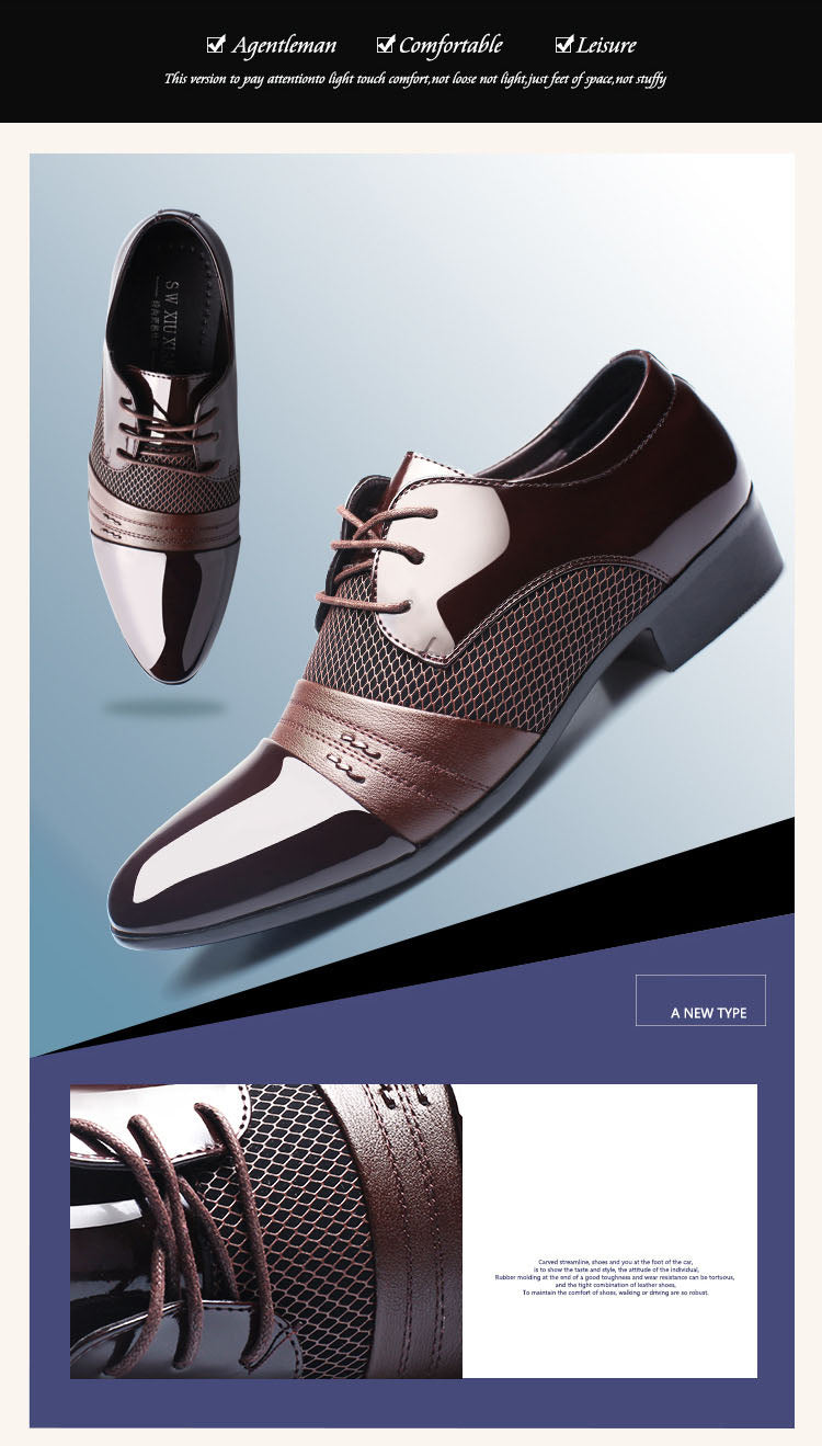 Business Flat Black Brown Breathable Low Top Mens Formal Office Shoes The Clothing Company Sydney