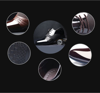 Business Flat Black Brown Breathable Low Top Mens Formal Office Shoes The Clothing Company Sydney