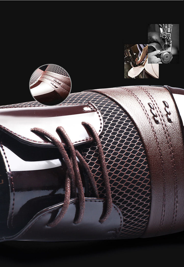 Business Flat Black Brown Breathable Low Top Mens Formal Office Shoes The Clothing Company Sydney