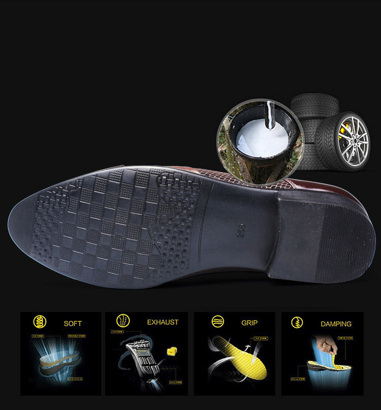 Business Flat Black Brown Breathable Low Top Mens Formal Office Shoes The Clothing Company Sydney