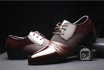 Business Flat Black Brown Breathable Low Top Mens Formal Office Shoes The Clothing Company Sydney