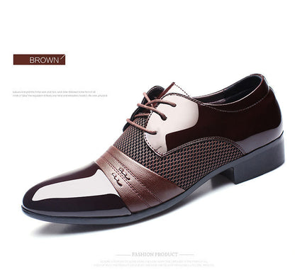 Business Flat Black Brown Breathable Low Top Mens Formal Office Shoes The Clothing Company Sydney