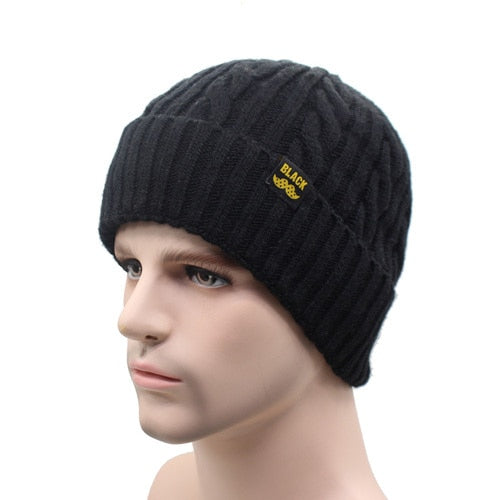 Brand Winter Beanies Winter Men Women Knitted Bonnet  Caps Skullies Black Mask Cap Warm Hat The Clothing Company Sydney
