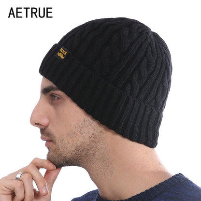 Brand Winter Beanies Winter Men Women Knitted Bonnet  Caps Skullies Black Mask Cap Warm Hat The Clothing Company Sydney
