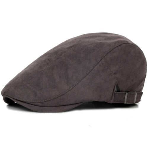 Classic Newsboy Cotton Blend Ivy Flat Brim Adjustable Men Beret Cap The Clothing Company Sydney