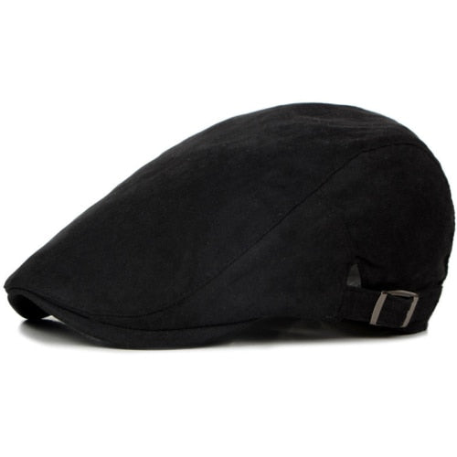 Classic Newsboy Cotton Blend Ivy Flat Brim Adjustable Men Beret Cap The Clothing Company Sydney