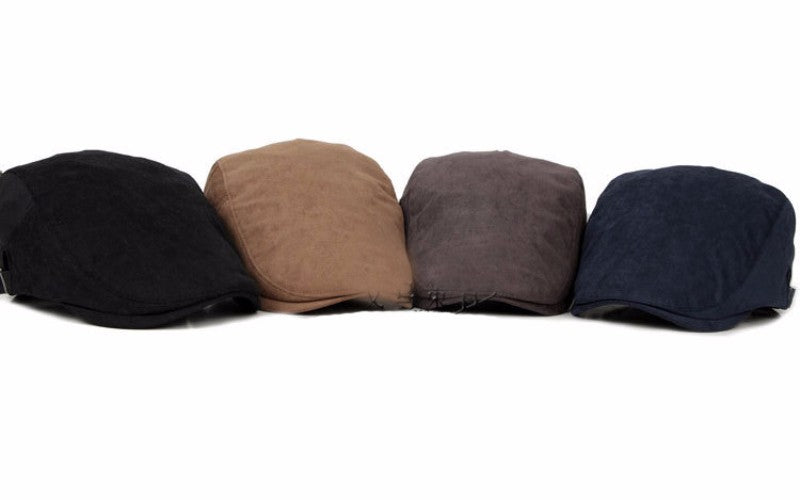 Classic Newsboy Cotton Blend Ivy Flat Brim Adjustable Men Beret Cap The Clothing Company Sydney