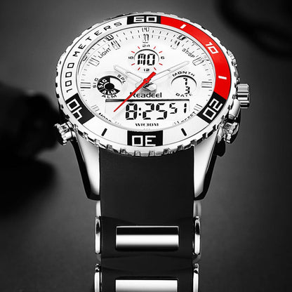 Top Brand Luxury Rubber LED Digital Men's Quartz Watch Sports Army Military Wrist Watch The Clothing Company Sydney