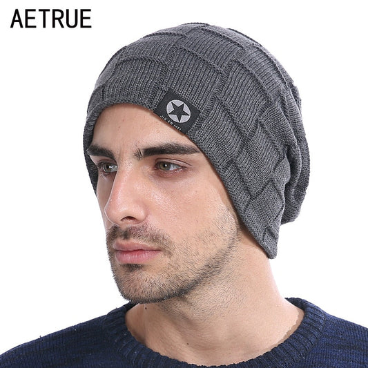 Winter Knit Hat Skullies Beanies Winter Hats For Men Women Beanie Warm Baggy Bonnet Fashion Cap Hat The Clothing Company Sydney