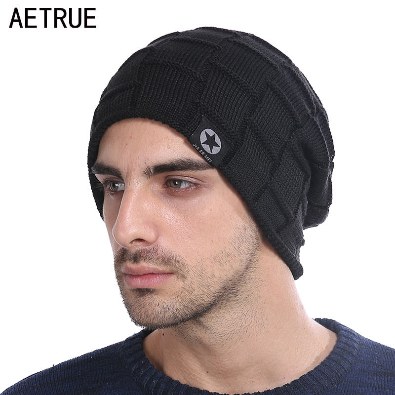 Winter Knit Hat Skullies Beanies Winter Hats For Men Women Beanie Warm Baggy Bonnet Fashion Cap Hat The Clothing Company Sydney