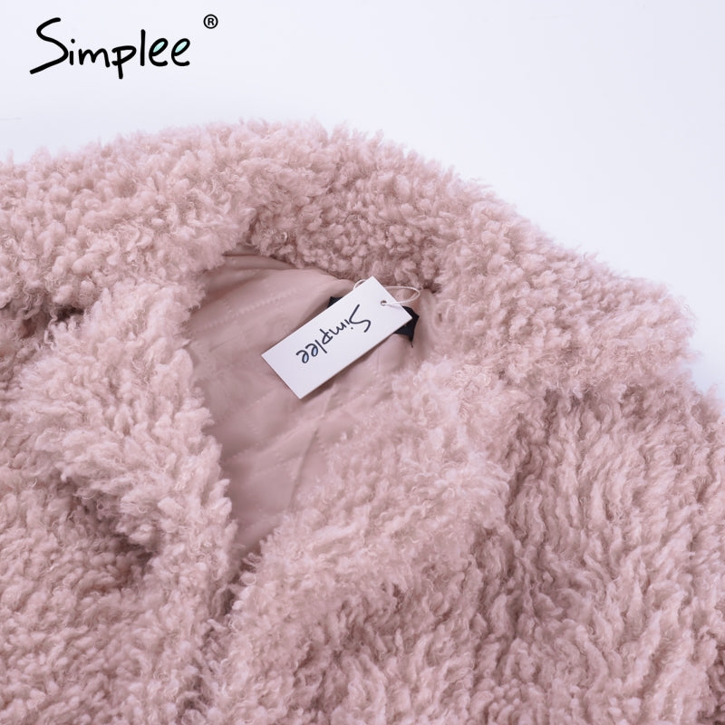 Faux Fur Trendy Streetwear Autumn Winter Jacket Coat (Plus Size) The Clothing Company Sydney
