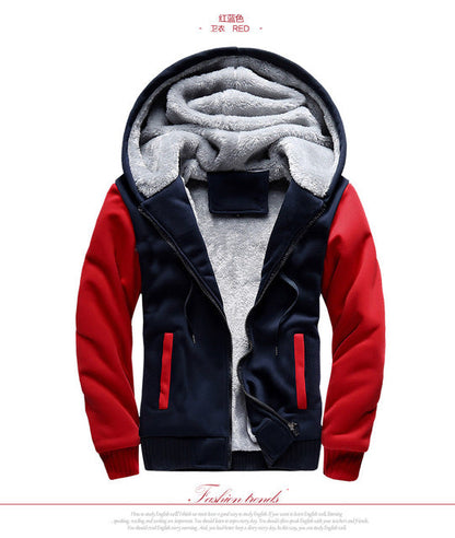 Winter Thick Warm Hooded Bomber Fleece Zipper Jacket Coat The Clothing Company Sydney