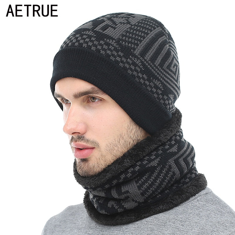 2 Piece Winter Knitted Beanie and Scarf The Clothing Company Sydney
