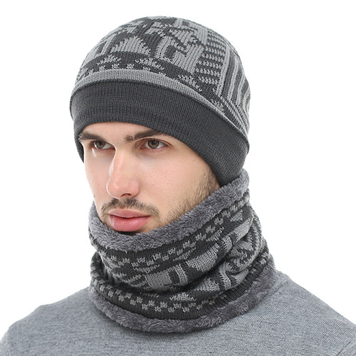 2 Piece Winter Knitted Beanie and Scarf The Clothing Company Sydney