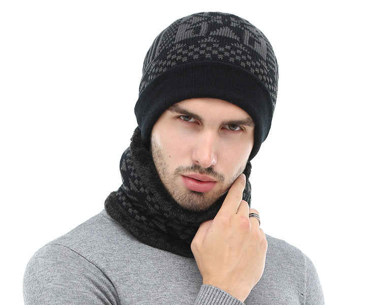 2 Piece Winter Knitted Beanie and Scarf The Clothing Company Sydney