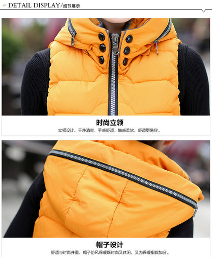 Autumn Winter Hooded Long Vest PufferJacket The Clothing Company Sydney
