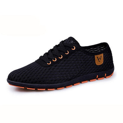 Breathable Mens Casual Low Lace-up Canvas Flat Shoes The Clothing Company Sydney