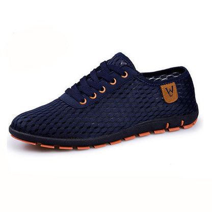 Breathable Mens Casual Low Lace-up Canvas Flat Shoes The Clothing Company Sydney