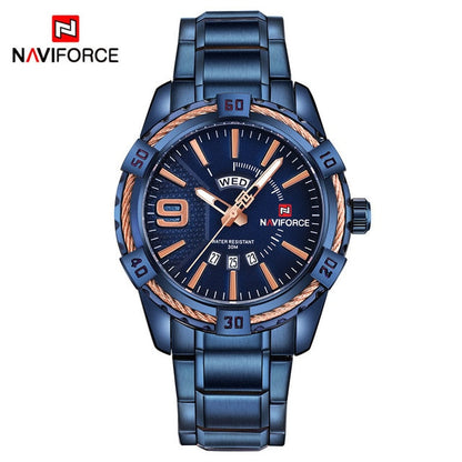 Luxury Brand  Men's Gold Watches Men's Waterproof Stainless Steel Quartz Watch The Clothing Company Sydney