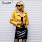 Embroidery faux leather coat Motorcycle zipper wine red leather jacket women Fashion cool outerwear winter jacket The Clothing Company Sydney